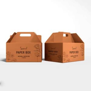 Kraft Gable Boxes Wholesale 3